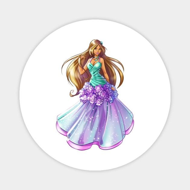 Flora Flower Princess Magnet by Zoratrix